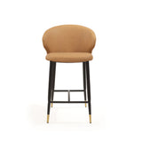 Tommy Franks Bellroy Bar Stool - Vintage Eco Pelle Honey