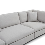 Tommy Franks Blanco 5 Piece Modular Sofa – Avery Velour Cream