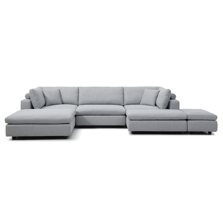 Tommy Franks Blanco Modular Sofa – Roma Weave Cool Grey 90