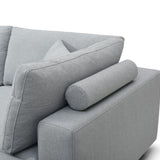 Tommy Franks Blanco Modular Sofa – Roma Weave Cool Grey 90