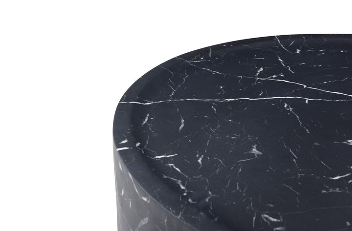 Tommy Franks Ciladro Side Table – Faux Black Marble