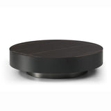 Tommy Franks Coin Coffee Table – Black Ceramic Marble
