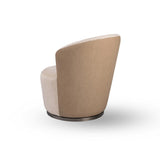 Tommy Franks Derry Swivel Chair – Bella Velour Cream & Taupe