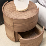 Tommy Franks Dexter Bedside Tables – Walnut – Set of 2