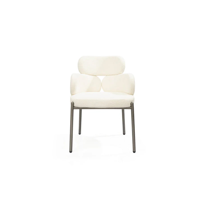 Tommy Franks Dream Dining Chair – Embley Bouclé White