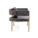 Tommy Franks Envie II Lounge Chair – Giselle Dark Charcoal
