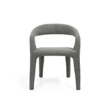 Tommy Franks Escada Dining Chair – Chex Charcoal Bouclé