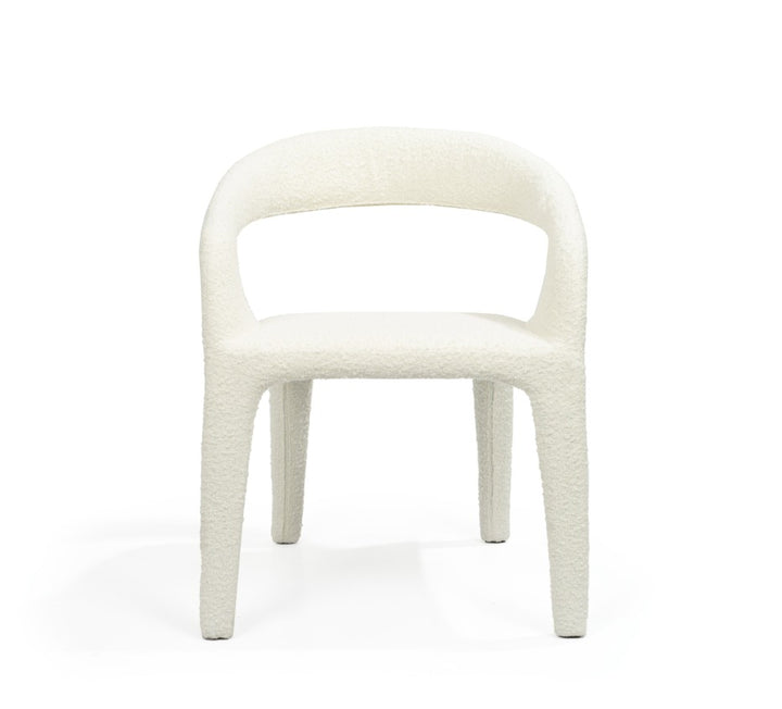 Tommy Franks Escada Dining Chair – Chex Polar Bouclé