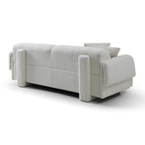 Tommy Franks Frankie 3-Seater Sofa – Chex Polar Bouclé