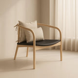 Tommy Franks Ikigae Solid Oak Lounge Chair