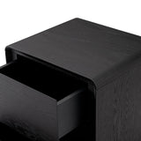Tommy Franks Kota Bedside Table – Smoke Oak
