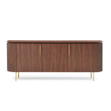 Tommy Franks Lantine Buffet - Walnut & Brass