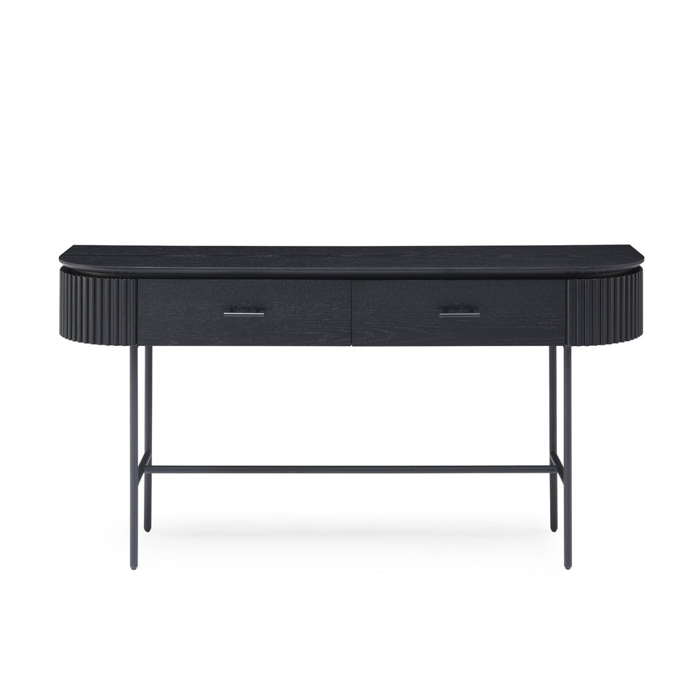 Tommy Franks Lantine Console Table – Black Oak