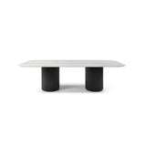 Tommy Franks Lantine Marble Dining Table – Matte Black – 270cm