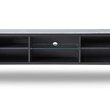 Tommy Franks Lantine Marble TV Unit – Black Oak