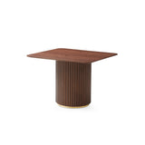 Tommy Franks Lantine Side Table – Walnut & Brass