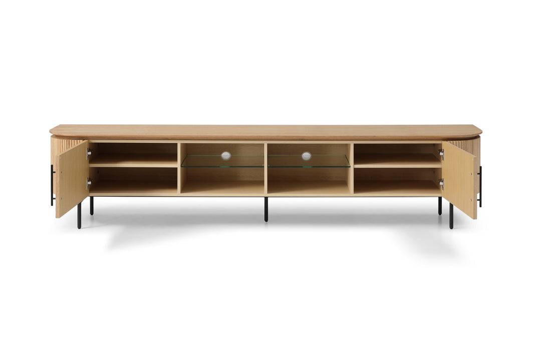 Tommy Franks Lantine TV Unit - Ash Oak