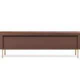 Tommy Franks Lantine TV Unit - Walnut & Brass