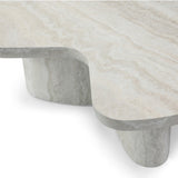 Tommy Franks Lilac Coffee Table – Faux Travertine