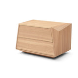 Tommy Franks Madon Wide Bedside Table - 70cm – Ash Oak