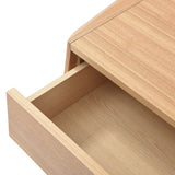 Tommy Franks Madon Wide Bedside Table - 70cm – Ash Oak
