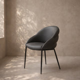 Tommy Franks Mayer Dining Chair – Dark Grey