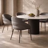 Tommy Franks Mayer Dining Chair – Dark Grey