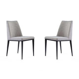 Tommy Franks Medici Dining Chair – Grey – Set of 2