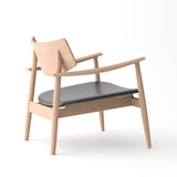 Tommy Franks Mono Solid Oak & Black Lounge Chair