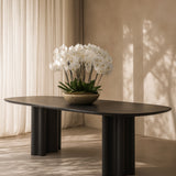 Tommy Franks Moon Dining Table – Dark Oak – 240cm