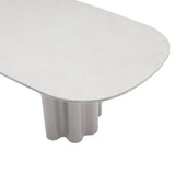 Tommy Franks Moon Dining Table – Matte Beige – 240cm