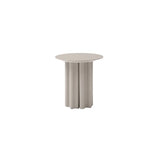 Tommy Franks Moon Side Table – Matte Beige