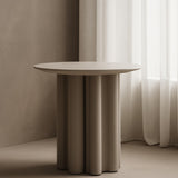 Tommy Franks Moon Side Table – Matte Beige