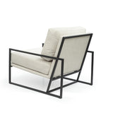 Tommy Franks Newell Lounge Chair – Avery Velour Cream