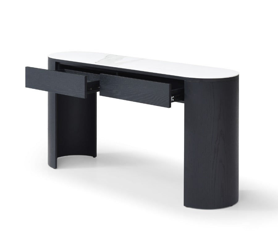 Tommy Franks Oakura Console Table – Black