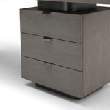 Tommy Franks Oston Office Desk – Grey – Right