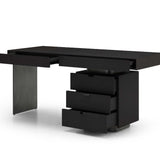 Tommy Franks Oston Office Desk – Smoke Oak – Right