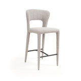 Tommy Franks Pari I Bar Stool - Chex Boucle Steam