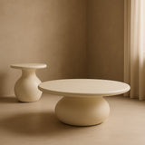 Tommy Franks Rolo Coffee Table – Matte Beige