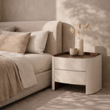 Tommy Franks Ruffia Bedside Table