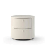 Tommy Franks Sims Bedside Table – Matte Beige