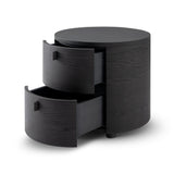 Tommy Franks Sims Bedside Table – Smoke Oak