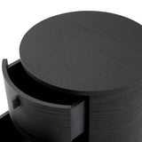 Tommy Franks Sims Bedside Table – Smoke Oak