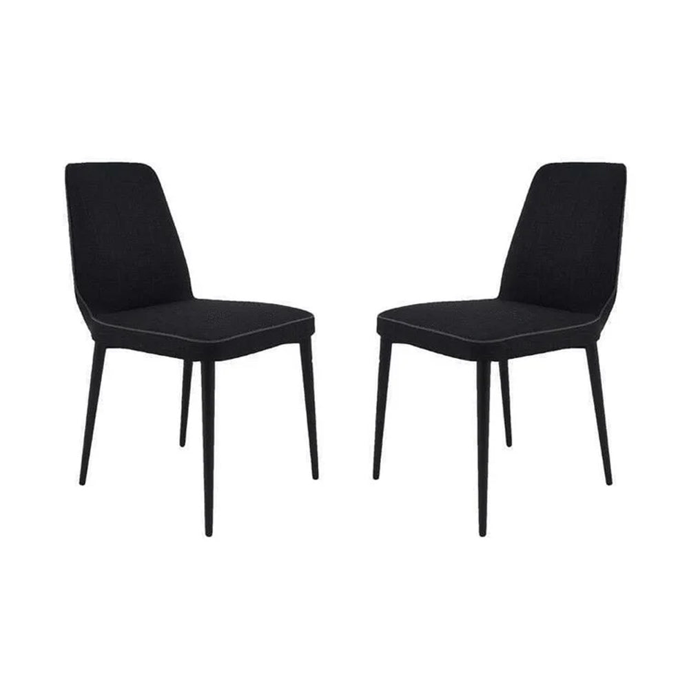Tommy Franks Soho Dining Chair – Black – Set of 2