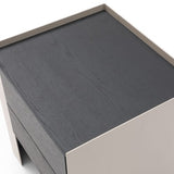Tommy Franks Tunica Bedside Table in Taupe – Set of 2