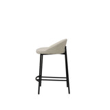 Tommy Franks Tux Counter Stool – Chex Bouclé Polar