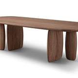 Tommy Franks Underline Dining Table - 280cm - Light Walnut