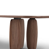 Tommy Franks Underline Dining Table - 280cm - Light Walnut