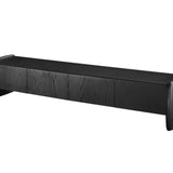Tommy Franks Underline TV Unit – Black Oak
