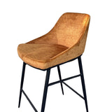 Tommy Franks Vai Barstool – Bella Velour Amber